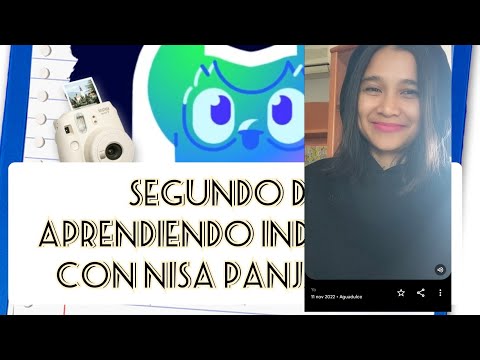 Segundo dia aprendemos juntos el idioma Indonesia con Nisa Panjaitan