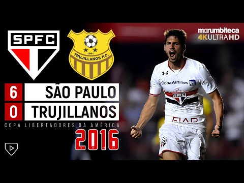 São Paulo 6x0 Trujillanos - 2016 - CALLERI SCORES 4 AND GANSO PUT ON A SHOW AT MORUMBI!
