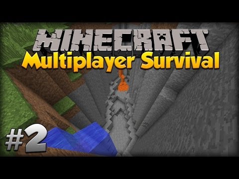 Minecraft Multiplayer Survival: w/moomoomage - Episode 2