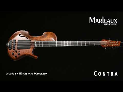 Marleaux BassGuitars - Custom made special Contra 12-string bass with pickup ramp
