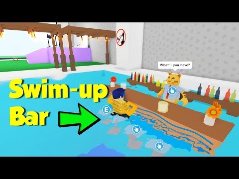 Adopt Me Custom Building Hacks Swim Up Bar Roblox Adopt Me Billon - roblox adopt me bunny carriage roblox free lvl 7 script