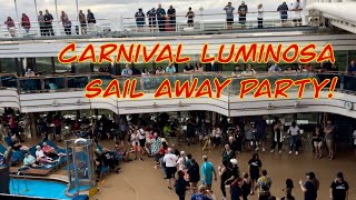 Carnival Luminosa Sailaway - Fun start to a Transpacific cruise