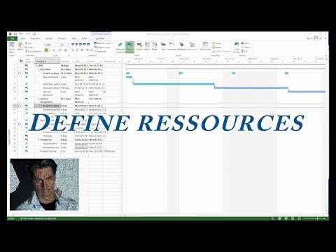 MS Project 2013 #2: Resources definition and attribution ● Simple  ●  Easy