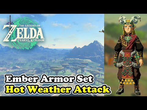 Ember Armor Set Location in Zelda Tears of the Kingdom (Hot Weather Attack)