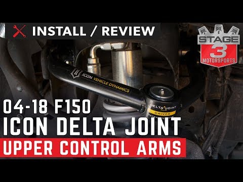2004-2018 F150 ICON Delta Joint Tubular Upper Control Arm Kit Install and Review