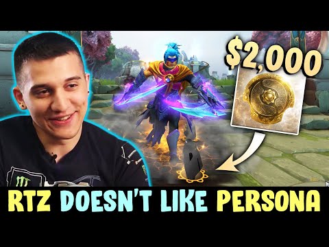 Arteezy $2,000 Battle Pass item — REFUSES to use Anti-Mage PERSONA