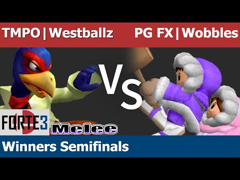 Forte 3 Melee - TMPO | Westballz (Falco) vs PG FX | Wobbles (ICs) - Winners Semifinals