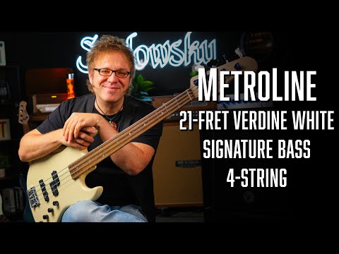 The SADOWSKY MetroLine 21-Fret Verdine White Signature | 4-String | Demo w. Lars Lehmann