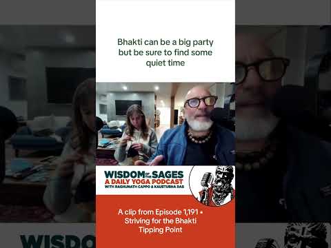 Bhakti pode ser uma grande festa, mas certifique-se de encontrar algum tempo de silêncio #podcast #espiritualidade #bhakti #yoga
