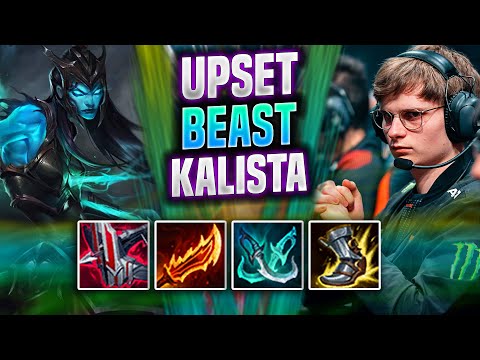 UPSET IS A BEAST WITH KALISTA! - FNC Upset Plays Kalista ADC vs Kai'sa! | Patch 11.22