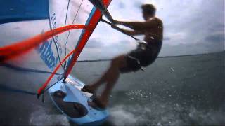 preview picture of video 'High speed windsurfing from inside @ lac de la foret d'orient'