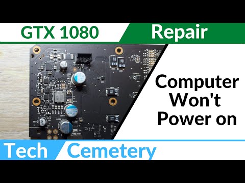 Nvidia GTX 1080 Repair #2 - Computer won't power on