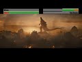 Godzilla v King Ghidorah...with healthbars (Part 3)