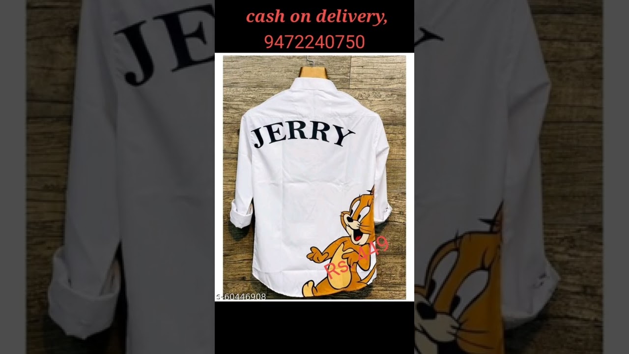 tom and jerry shirt/Only 449/cash on delivery