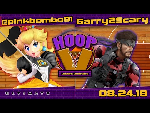 @pinkbombo91 (Peach, Fox) vs. Garry2Scarry (Snake) - Losers Quarters - Hoop V