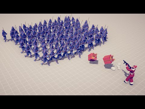 SANTA CLAUS vs 50x EVERY UNIT - Totally Accurate Battle Simulator