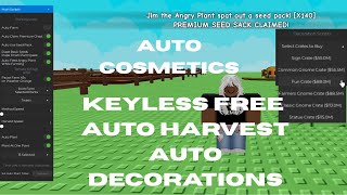 (FREE) (KEYLESS) Grow a Garden Script | AUTO COSMETICS, AUTO CRATE, AUTO DECORATION, AUTO HARVEST