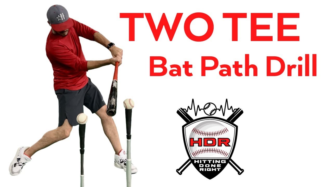 Two Tee - Swing Path Drill - DON’T lose the barrel🤘| Hitting Done Right