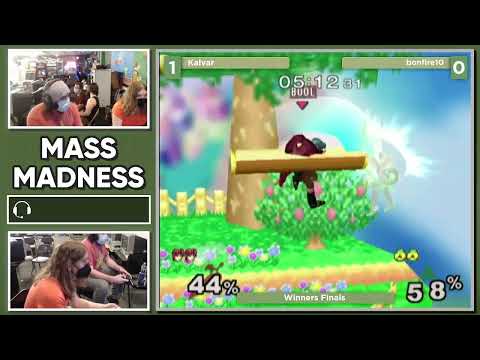 Mass Madness 36 SSBM - Kalvar (Marth) vs. bonfire10 (Sheik) - Melee WF