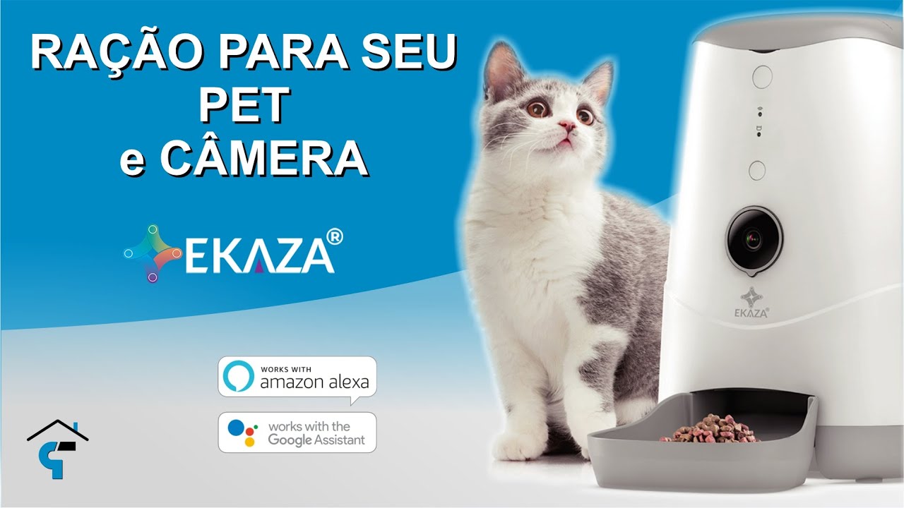 COMEDOURO WI-FI COM CÂMERA PARA SEU PET - Nutri Alimentador EKAZA