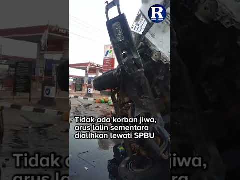 6 Truk Terlibat Tabrak Beruntun di Cirebon