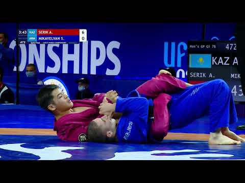 1/2 Men's GP Gi - 76 kg: A. SERIK (KAZ) v. S. MIKAYELYAN (ARM)
