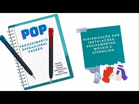 Vídeo POP 001- RDC N° 275 /2002: Higienização das Instalações, Equipamentos, Móveis e Utensílios