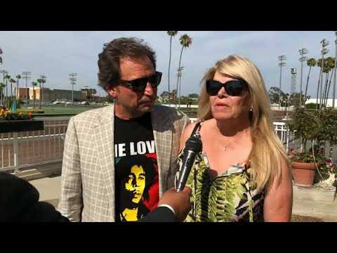 Ron & Barb Perry talk about MARLEY'S FREEDOM in the Great Lady M Stakes at Los Alamitos 7/7/18
