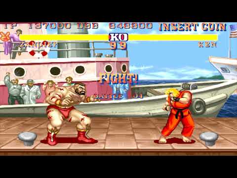 Street Fighter II The World Warrior (Arcade 1CC Hardest Difficulty) Zangief Playthrough