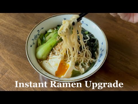 Instant Ramen with Bok Choy and Egg: Easy 5-Minute Upgrade!