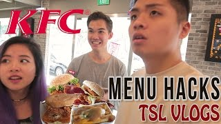 KFC SECRET MENU HACKS! | TSL Vlogs