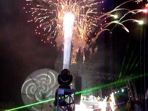 Nikita performing Bla bla bla at opening party - KaZantip 2011 Anthem  Z19 part2 + firework