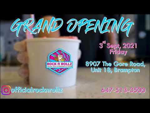 Rock "n" Rollz Icecream Commercial | CNE & DTA FILMS | BRAMPTON | TWO LOCATIONS