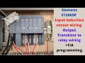 Siemens ET200SP Input Induction Sensor Wiring And Output Transistor To Relay Wiring TIA Programming