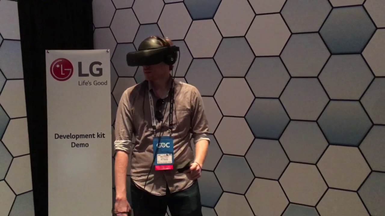 LG's VR headset prototype @ GDC 2017 - YouTube