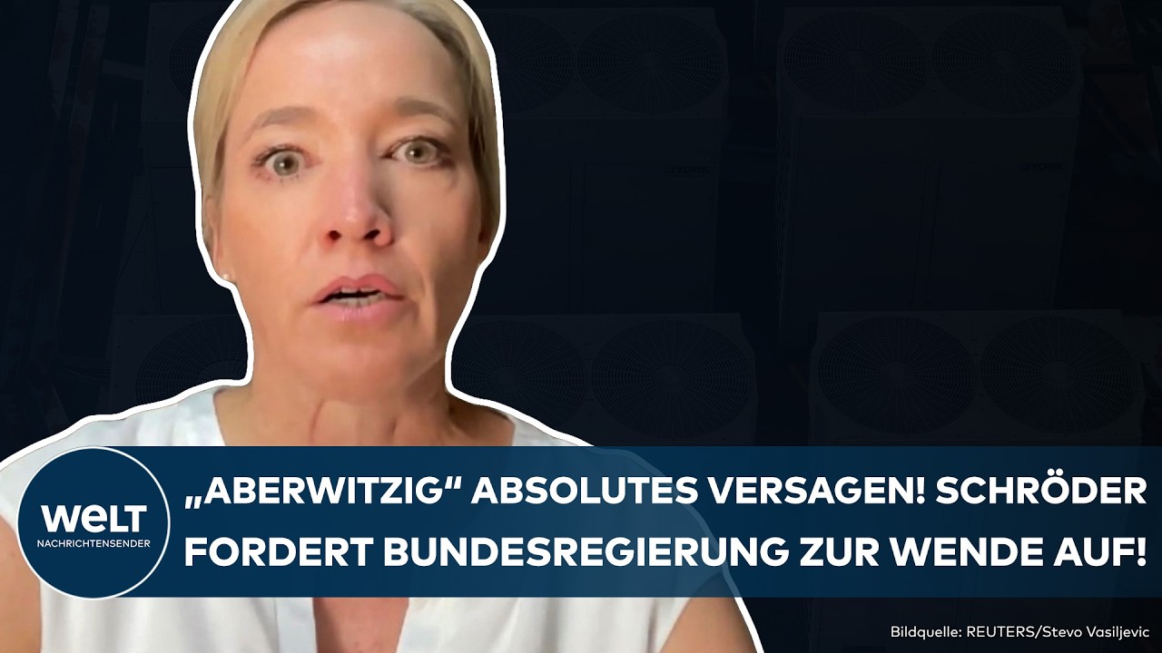 DEUTSCHLAND: "Aberwitzig" Versagen der Bundesregierung! Schröder fordert Klimaanlagen-Wandel