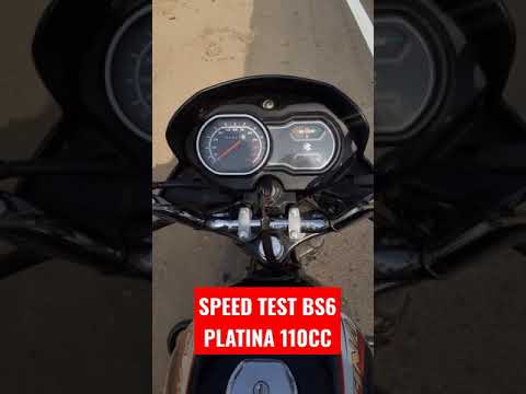 Thumbnail for SPEED Test 0-60 KM/H -NEW BAJAJ PLATINA 110CC BS6 #shorts #bajajplatina110cc