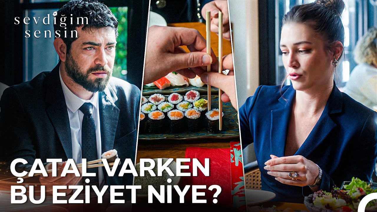 Sevdiğim Sensin’de Eğlenceli Anlar! Civan İlk Kez Suşi Yedi