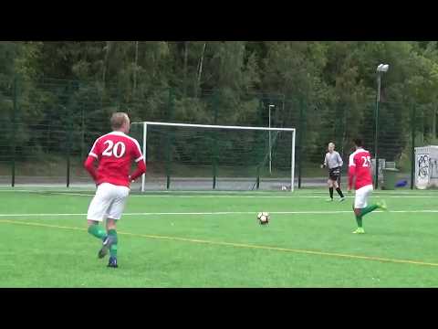 Football right back No:20 Onni Heinonen TPV U-20 - Raiku U-20 1-half time