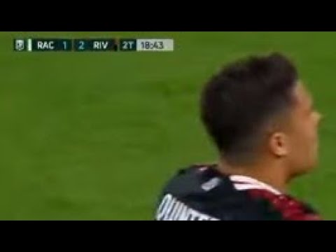 El GOL De QUINTERO - En El Partido - River Vs Racing - ( 2 - 3 ) 