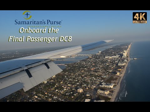 Onboard the FINAL Passenger DC8 - 4K