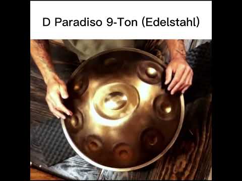 handpan D Paradiso 9 Ton Edelstahl - Klangbeispiel für maaloupan