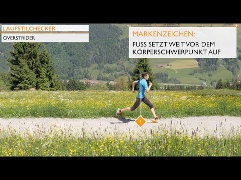 Perfekter Laufstil - Warum zu lange Schritte langsam machen