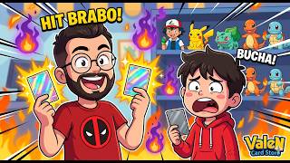 Meu pai roubou toda a minha SORTE no Pokémon TCG! (Deu ruim pro Valentino...) 🤣