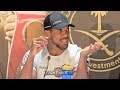 ANTHONY JOSHUA SAVAGE RESPONSE ON LOOKING AT RUIZ EYES "WANTED TO PUT MY FIST THRU HIS HEAD"