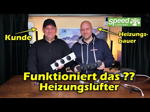 Heizungslüfter: Gas sparen oder Heizkörper für  Wärmepumpe fit machen. Einfach Umrüstung!