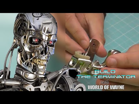 Build the Terminator - Part 6 - Lower Jaw Teeth and Nose Bridge
