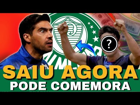 SAIU AGORA! TORCIDA PODE COMEMORAR! NOTICIAS DO PALMEIRAS!