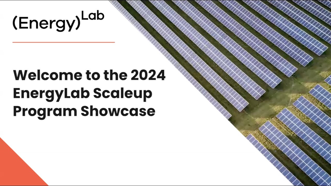 EnergyLab Scaleup 2024 Showcase