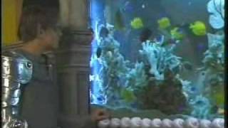 Съемки фильма "Ромео + Джульетта". Сцена с аквариумом.